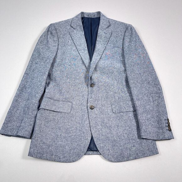 Stafford Navy Blazer, Tailored Jacket, Men's Size L unclear navy blue type Vintage Second Hand